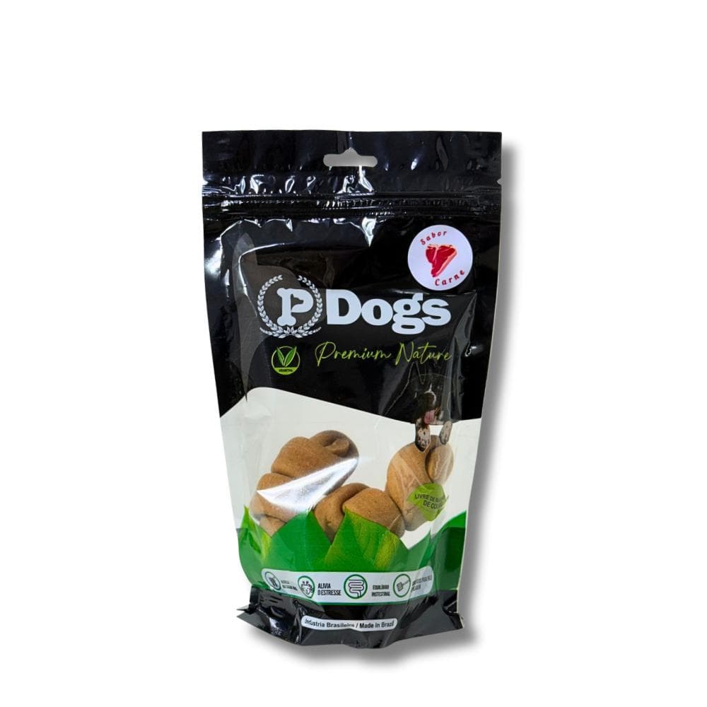 Osso Nó De Carne 3x4, snack para cães da P Dogs