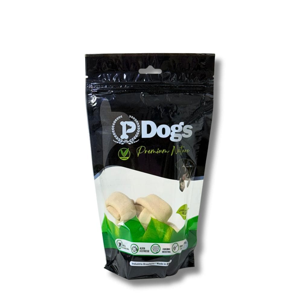 Osso Nó Natural 3x4, snack para cães da P Dogs