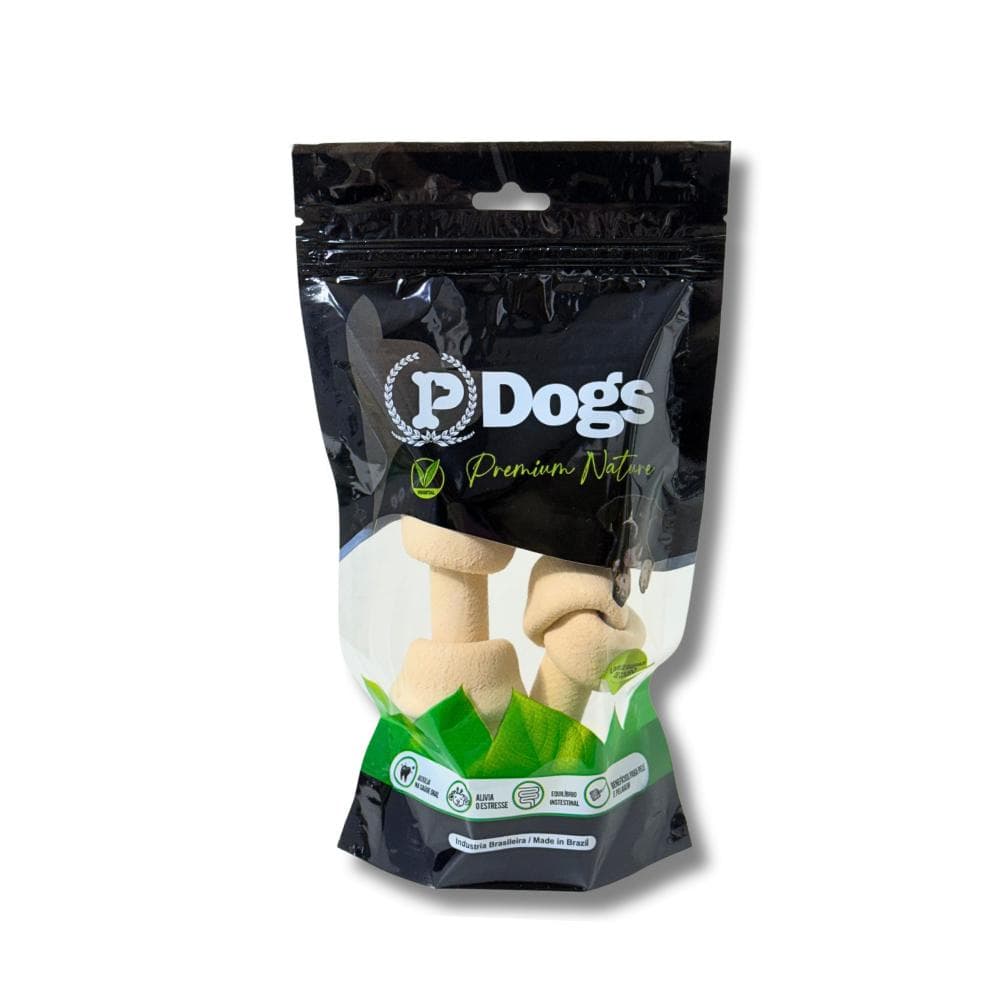 Osso Nó Natural 4x5, snack para cães da P Dogs