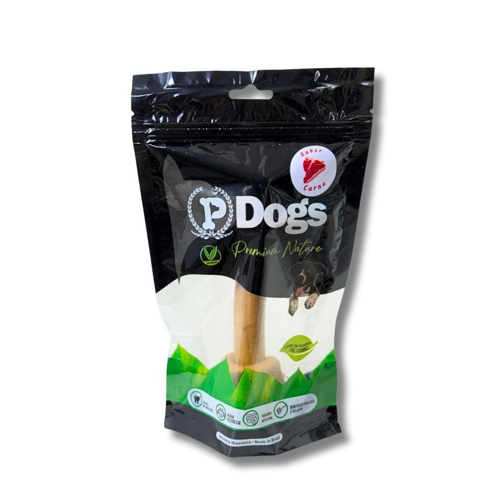 Osso Nó Natural Carne 7x8, snack para cães da P Dogs