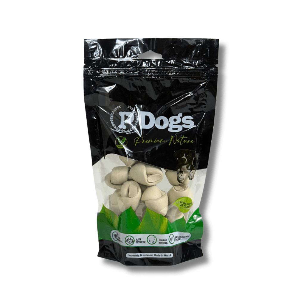 Osso Nó Premium Flex 2–3 — 8 unidades, snack para cães da P Dogs